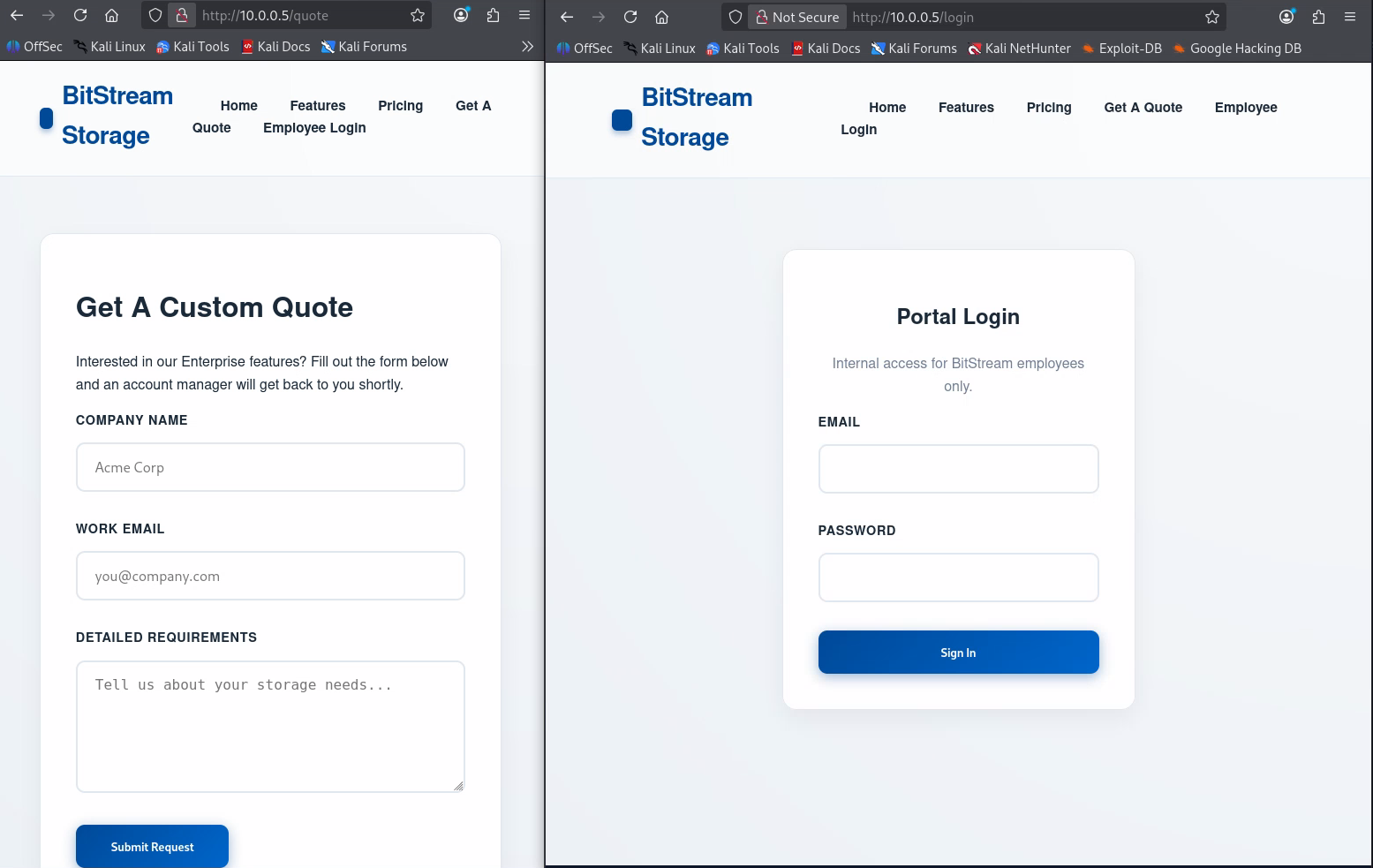 Webpage and Portals